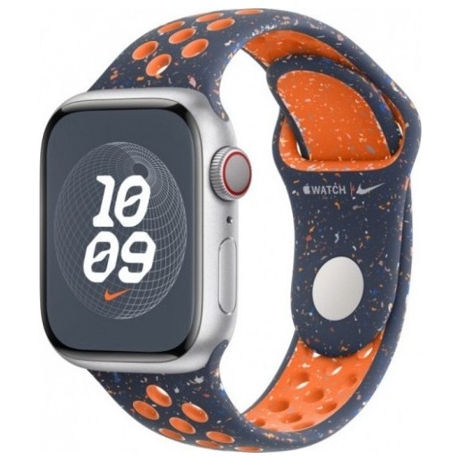 Умные часы Apple Watch SE 2023 40mm Aluminum Case with Nike Sport Band Silver Blue Flame | Фото 4 из 4