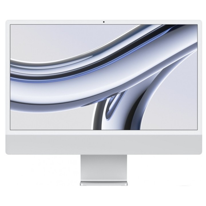 Моноблок Apple iMac 24" 2023 Retina 4,5K, M3 MQRK3 (8/512GB, 10-core GPU) Серебро | Фото 1 из 4