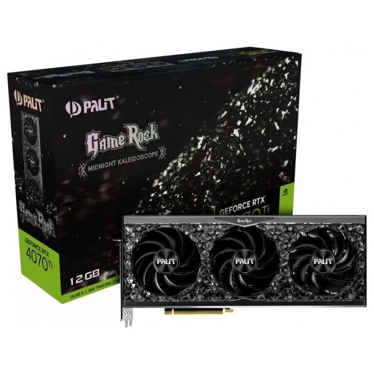 Видеокарта Palit GeForce RTX 4070 Ti GameRock 12G (NED407T019K9-1045G), Retail | Фото 1 из 12