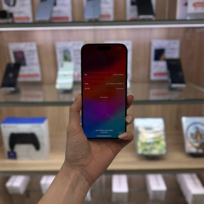 Уценка Смартфон Apple iPhone 15 Pro 128GB Титан (Natural Titanium) nano SIM + eSIM | Фото 2 из 2