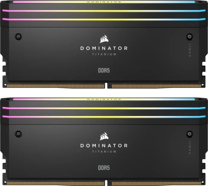 Оперативная память 96Gb DDR5 6600MHz Corsair Dominator Titanium RGB (CMP96GX5M2B6600C32) (2x48Gb KIT)