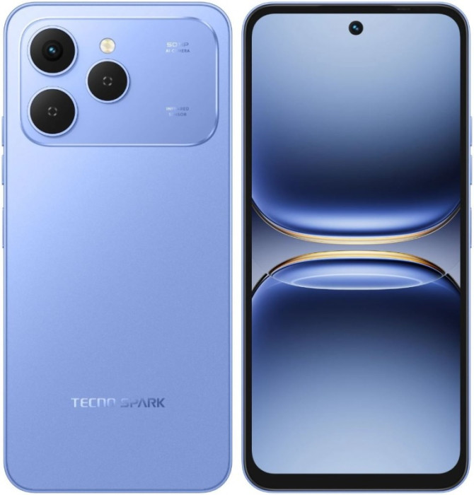 Смартфон TECNO SPARK 40 6/128GB Синий (Mirage Blue) | Фото 1 из 3