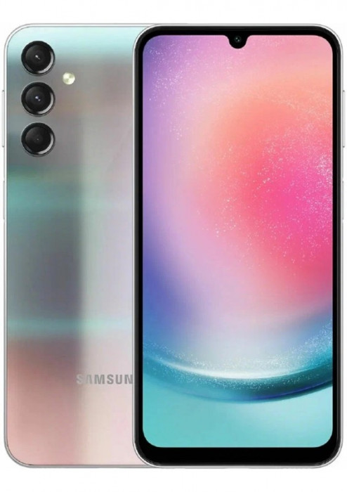 Смартфон Samsung Galaxy A24 4/128GB Серебристый (Silver) | Фото 1 из 8
