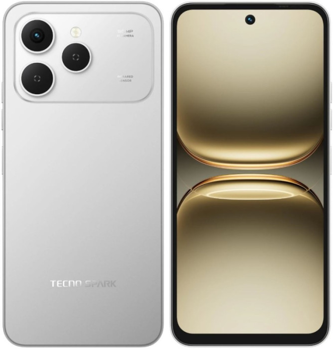 Смартфон TECNO SPARK 40 4/256GB Серый (Titanium Grey) | Фото 1 из 3