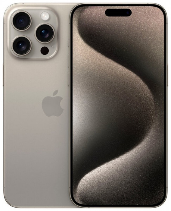 Смартфон Apple iPhone 15 Pro Max 512GB Титан (Natural Titanium) eSim | Фото 1 из 11