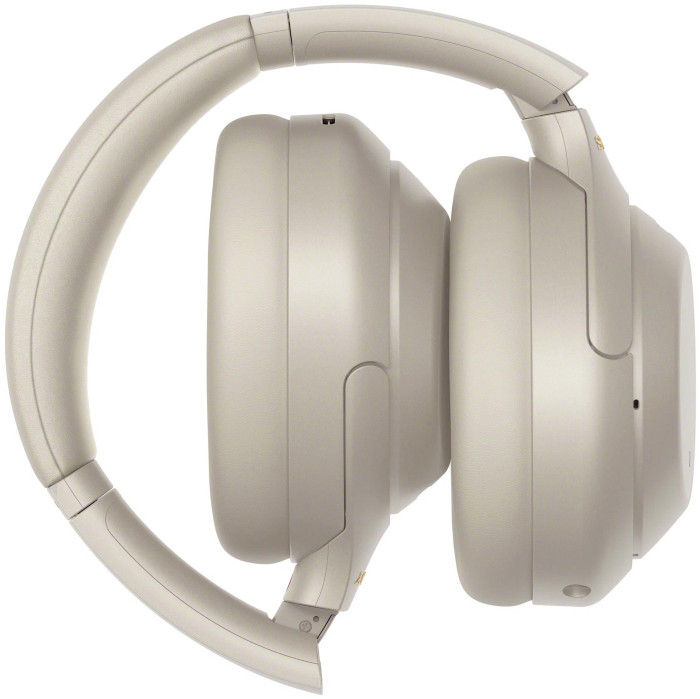 Беспроводные наушники Sony WH 1000 XM4 Серебро | Фото 3 из 7