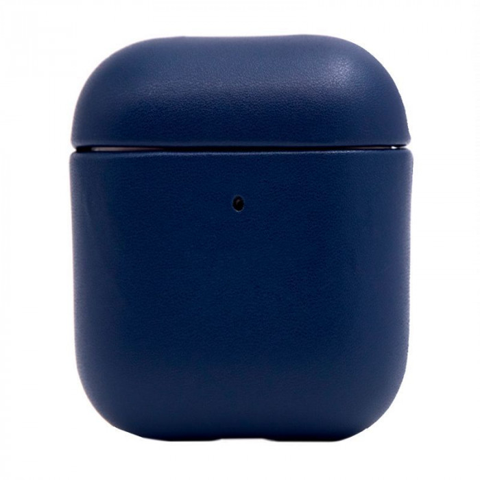 Чехол кожаный K-DOO LuxCraft для AirPods 1/2 Синий | Фото 1 из 3
