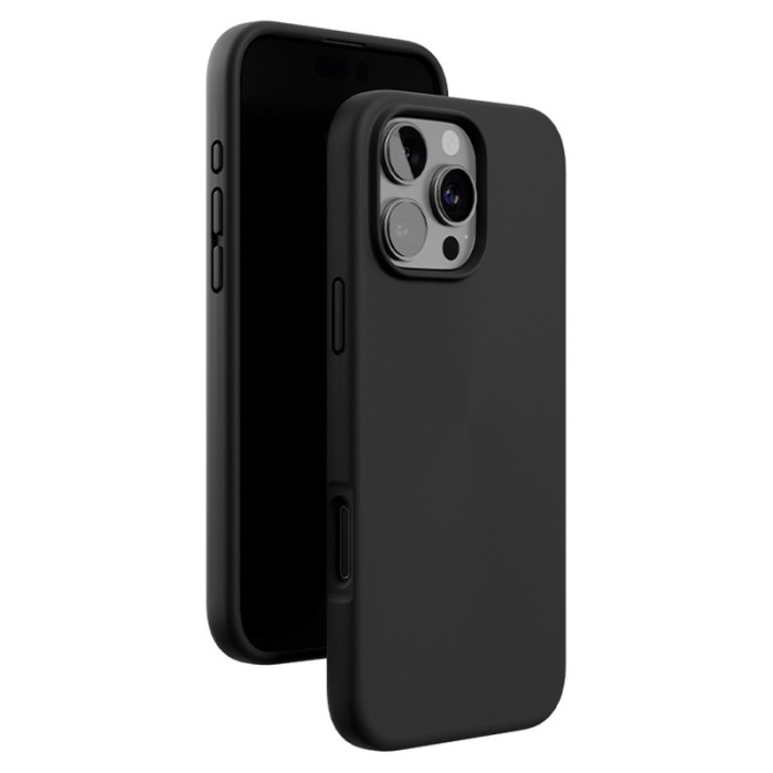 Чехол защитный VLP LITE Haze Case c MagSafe для iPhone 16 Pro Max, черный