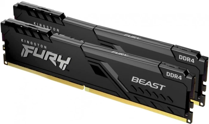 Оперативная память 32Gb DDR4 3200MHz Kingston Fury Beast (KF432C16BB1K2/32WP) (2x16Gb KIT)