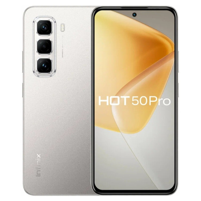Смартфон Infinix Hot 50 Pro 8/256GB Серый (Titanium Gray) EAC