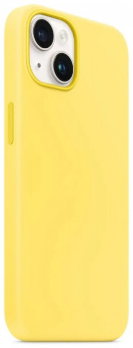 Чехол Silicone Case with Magsafe для iPhone 14 Желтый (Canary Yellow)
