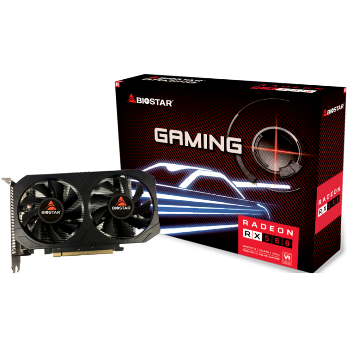 Видеокарта AMD Radeon RX 560 Biostar 4Gb (VA5615RF41)