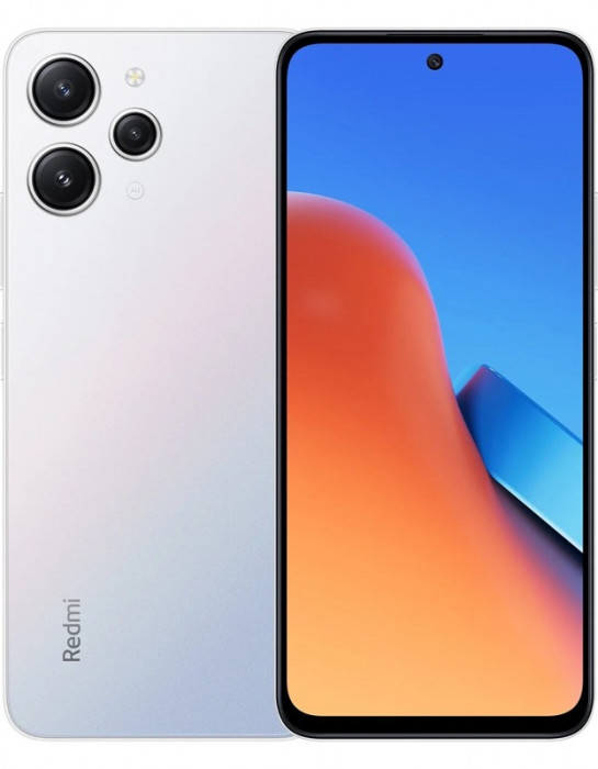 Смартфон Xiaomi Redmi 12 4/128GB Серебро (Polar Silver) | Фото 1 из 7