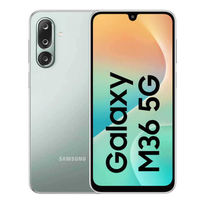 Смартфон Samsung Galaxy M36 5G 8/128GB Зеленый (Serene Green)