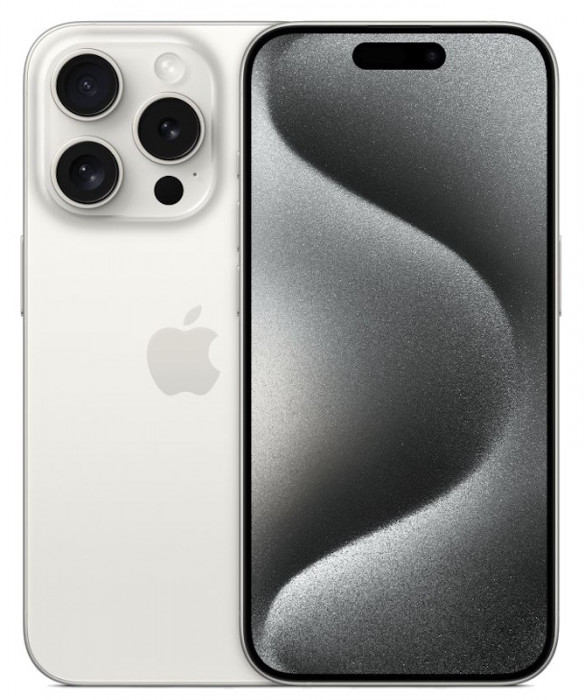 Смартфон Apple iPhone 15 Pro 512GB Белый (White Titanium) nano SIM + eSIM (Без RuStore) | Фото 1 из 4