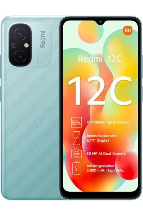 Смартфон Xiaomi Redmi 12C 4/64GB Зеленый (Gray)