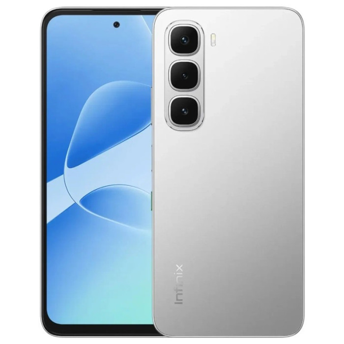 Смартфон Infinix Hot 60i 4G 4/256GB Титановое серебро (Titanium Silver) | Фото 1 из 3
