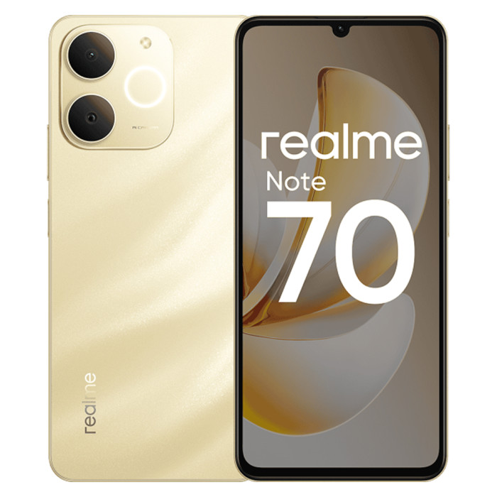 Смартфон Realme Note 70 4/128GB Золотой (Beach Gold)