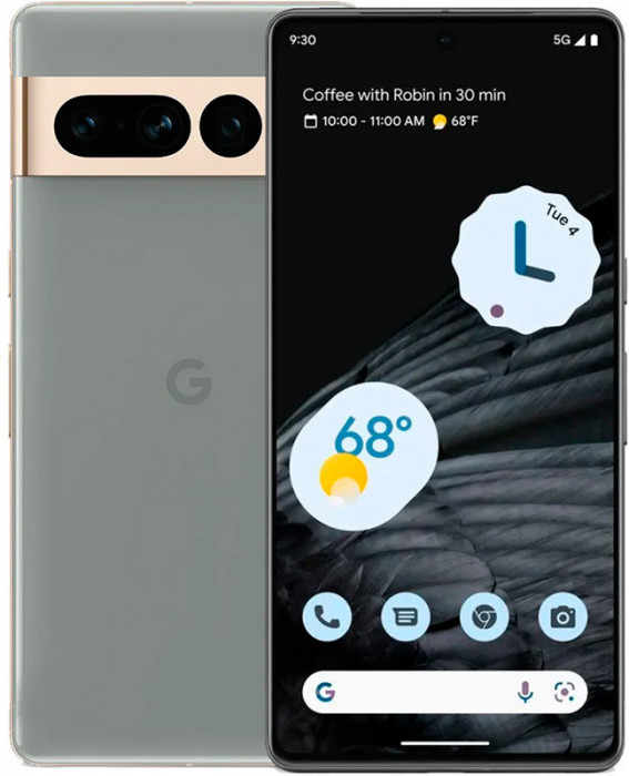 Смартфон Google Pixel 7 Pro 12/128GB Зеленый (Grey/Green) | Фото 1 из 3