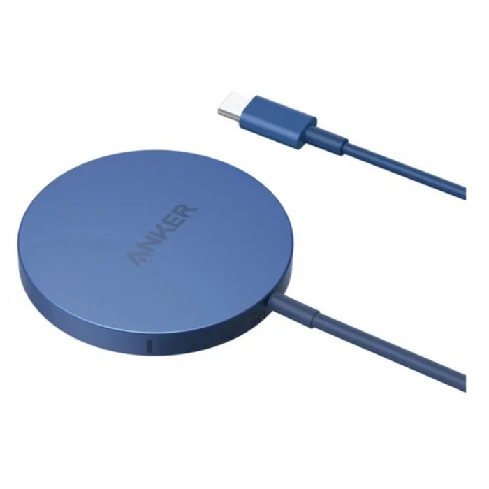 Беспроводное зарядное устройство Anker PowerWave Select+ Magnetic Pad A2566 (синий) | Фото 1 из 2