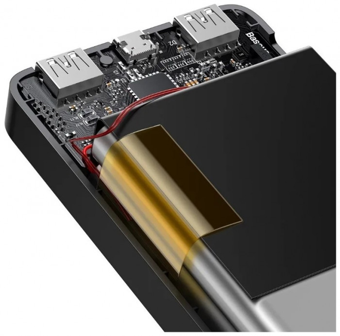 Внешний аккумулятор Baseus Bipow Digital Display 15W 20000 мА⋅ч Черный PPDML-J01 | Фото 4 из 5