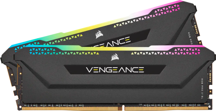 Оперативная память 16Gb DDR4 3600MHz Corsair Vengeance RGB PRO SL (CMH16GX4M2D3600C18) (2x8Gb KIT)