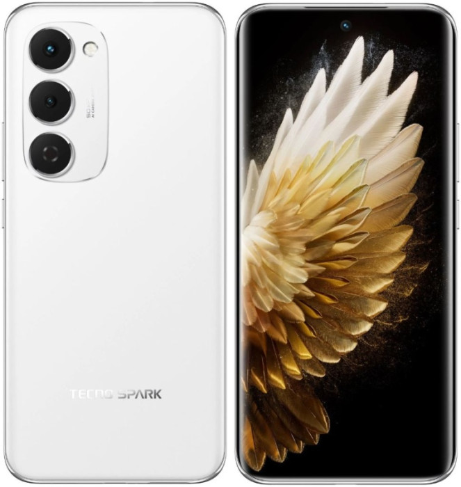 Смартфон TECNO SPARK 40 Pro+ 8/256GB Белый (Aurora White) | Фото 1 из 2