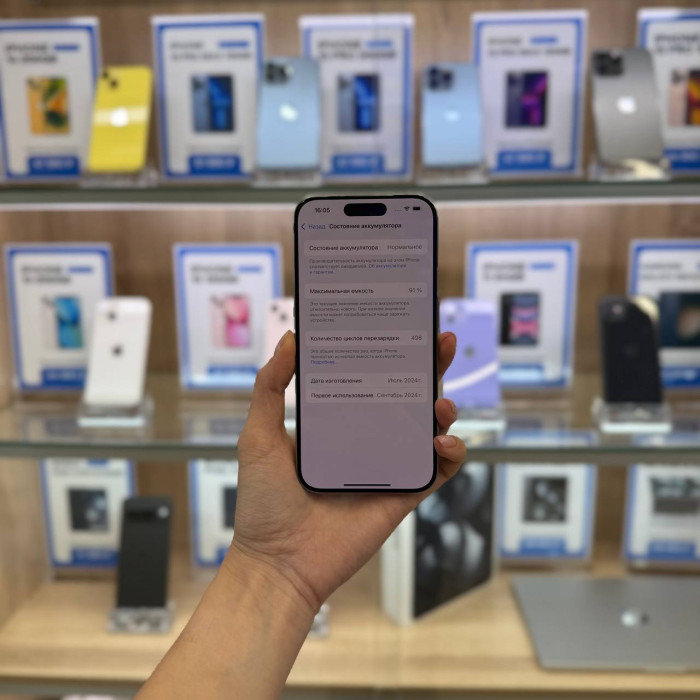 Б/У Смартфон Apple iPhone 15 Pro 256GB Титан (Natural Titanium) nano SIM + eSIM | Фото 4 из 5