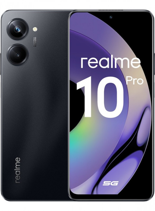 Смартфон Realme 10 Pro 8/128GB Черный (Dark Matter) EAC | Фото 10 из 11
