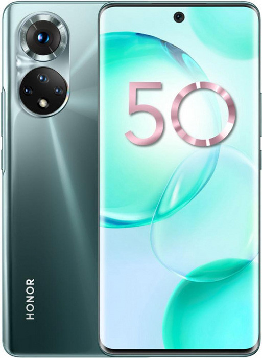 Смартфон Honor 50 6/128GB Изумруднo-зеленый (Emerald Green) | Фото 1 из 8