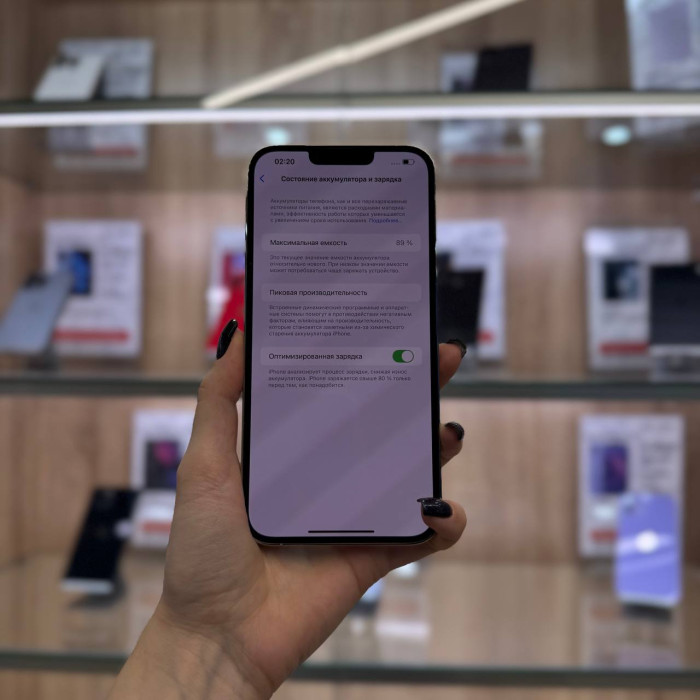 Б/у Смартфон Apple iPhone 13 Pro Max 128GB Серебристый (Silver) | Фото 4 из 5