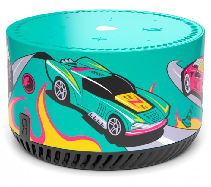 Умная колонка Яндекс Станция Лайт с Алисой Rainbow Racer | Фото 2 из 4