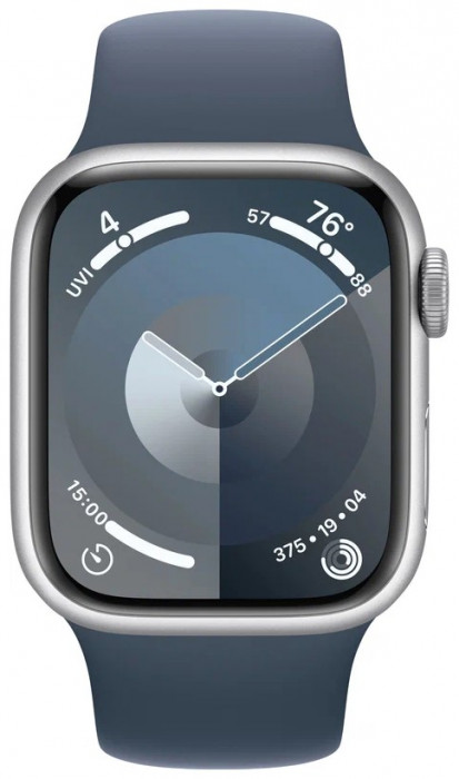 Умные часы Apple Watch Series 9 41mm GPS Aluminum Case with Sport Band Silver | Фото 2 из 3