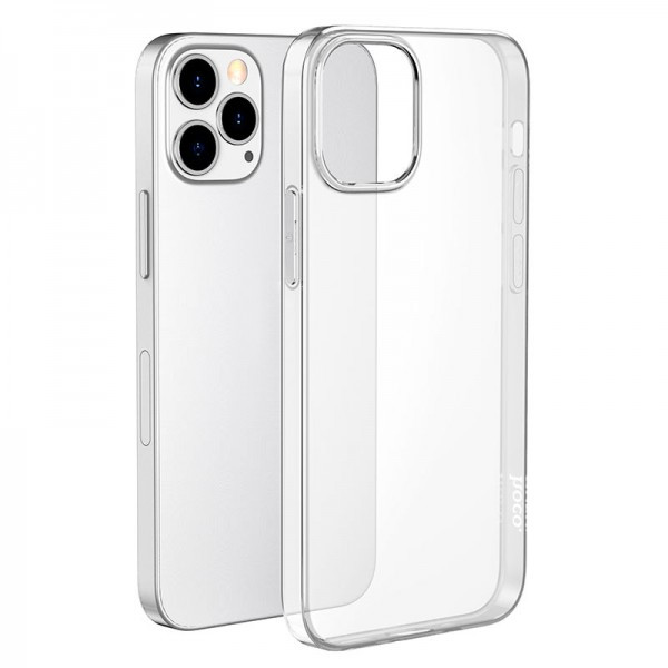 Чехол-накладка силиконовая прозрачная HOCO для iPhone 12/12 Pro | Фото 1 из 2