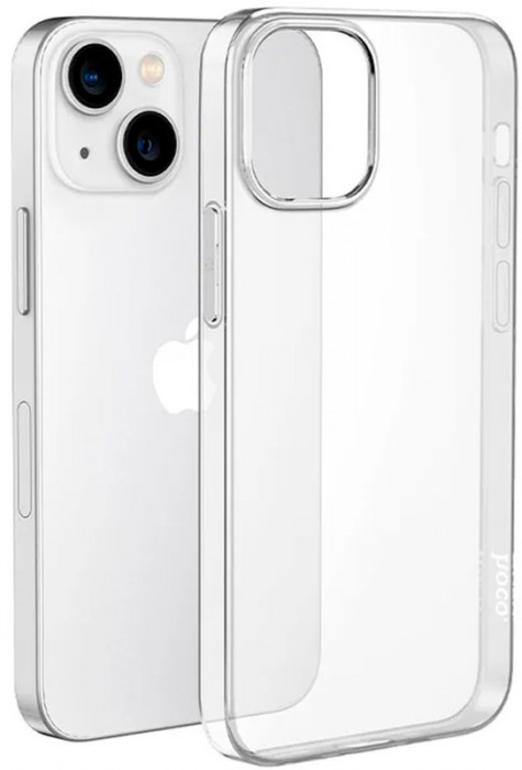 Чехол-накладка силиконовая прозрачная HOCO для iPhone 14 Plus | Фото 1 из 2