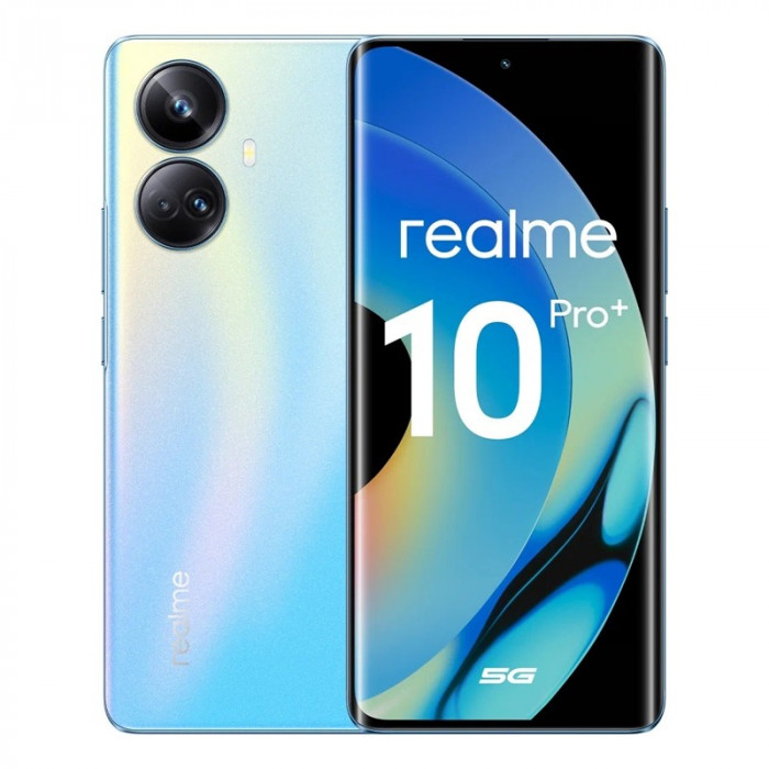 Смартфон Realme 10 Pro+ 8/256GB Голубой (Nebula Blue) EAC