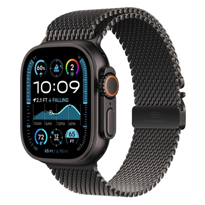 Умные часы Apple Watch Ultra 2 2024 49mm GPS + Cellular Black Titanium Case Milanese Loop | Фото 1 из 3