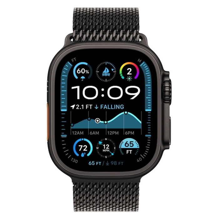 Умные часы Apple Watch Ultra 2 2024 49mm GPS + Cellular Black Titanium Case Milanese Loop | Фото 2 из 3