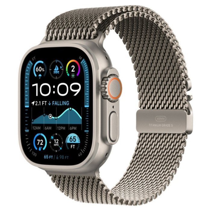 Умные часы Apple Watch Ultra 2 2024 49mm GPS + Cellular Titanium Case Milanese Loop | Фото 1 из 3