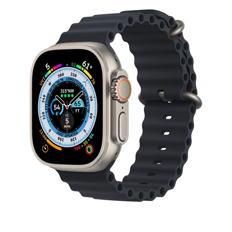Ремешок для Apple Watch 38/40/41mm Ocean Band Черный