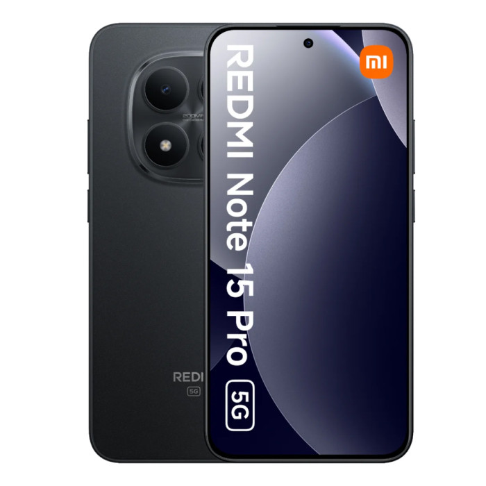 Смартфон Xiaomi Redmi Note 15 Pro 5G 12/256GB Черный (Midnight Black)