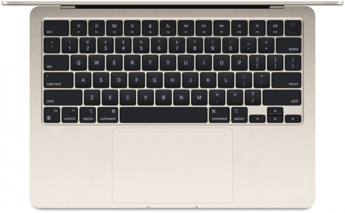 Ноутбук Apple MacBook Air 13 2024 MRXU3 (Apple M3, 8GB/512GB, 10-Core GPU) Золотой (Starlight) | Фото 2 из 5