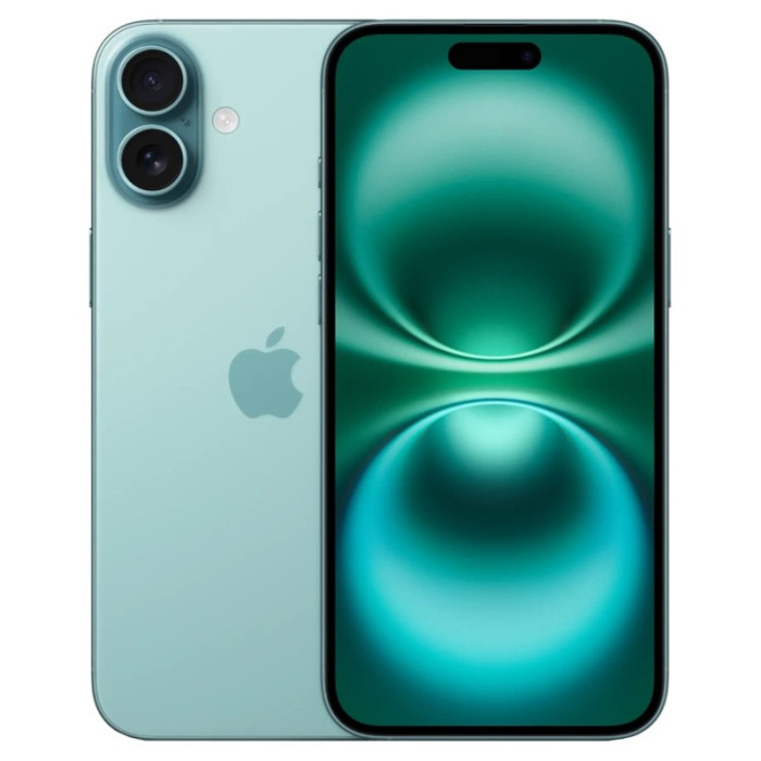 Смартфон Apple iPhone 16 128GB Бирюзовый (Teal) nano SIM + eSIM | Фото 1 из 5
