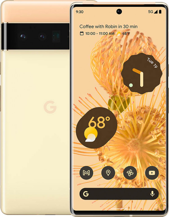 Смартфон Google Pixel 6 Pro 12/128GB Желтый (Yellow) | Фото 1 из 4