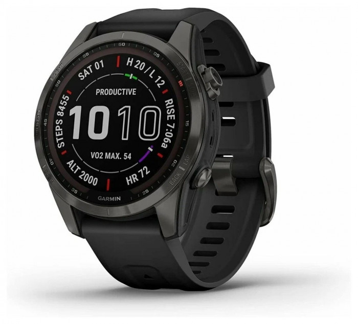 Умные часы Fenix 7S Carbon Sapphire Solar (010-02539-24) | Фото 1 из 7