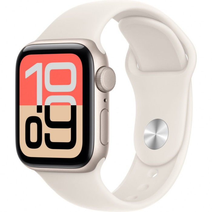 Умные часы Apple Watch SE 3 40mm Starlight Aluminum Case with Starlight Sport Band | Фото 1 из 3