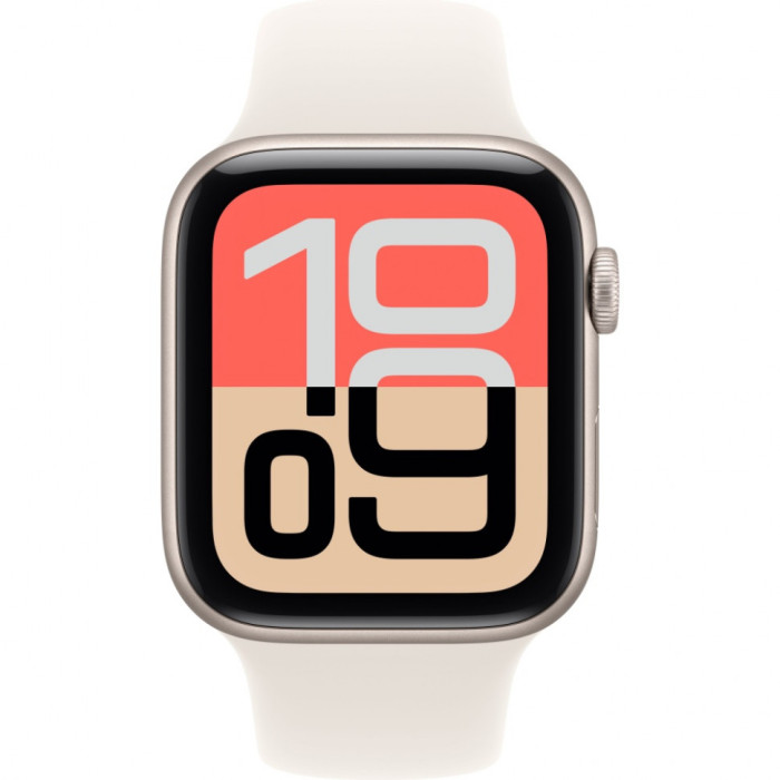 Умные часы Apple Watch SE 3 44mm Starlight Aluminum Case with Starlight Sport Band | Фото 2 из 3