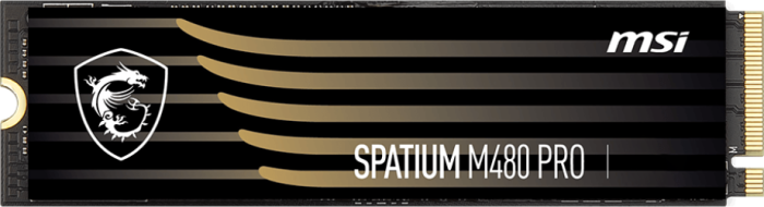 Накопитель SSD 1Tb MSI SPATIUM M480 PRO (SPATIUM M480 PRO PCIe 4.0 NVMe M.2 1TB)