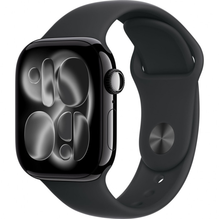 Умные часы Apple Watch Series 11 42mm Jet Black Aluminum Case with Black Sport Band | Фото 1 из 3