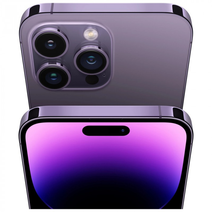 Смартфон Apple iPhone 14 Pro 256GB Фиолетовый (Deep Purple) eSim (Без RuStore) | Фото 5 из 9